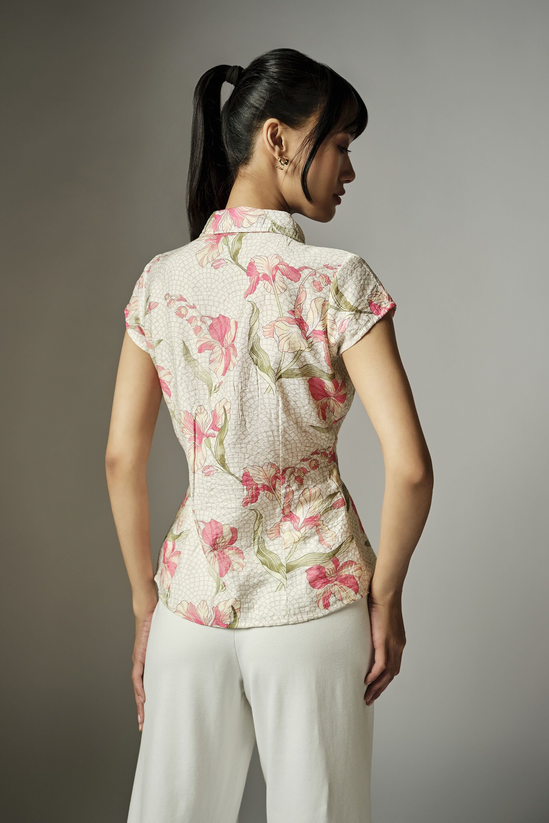 Amy Floral Print Top, Multi Color, image 6